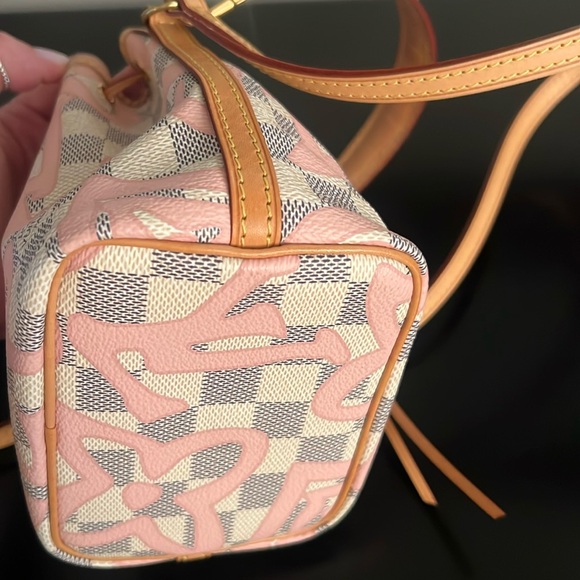 Louis Vuitton Damier Azur Tahiti Nano Noe Shoulder Bag - Picture 6 of 17